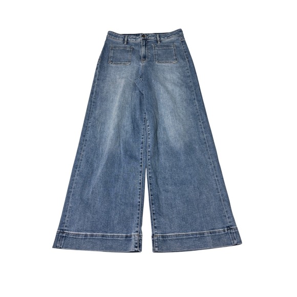 Altar'd State Denim - Altar'd State Nori High Rise Wide Leg Jeans Medium Wash Blue Womens Size 30X31